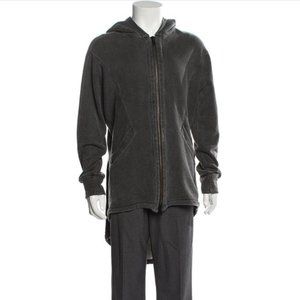 ALEXANDRE PLOKHOV Men's Hooded Long Sleeve Cardigan Size L